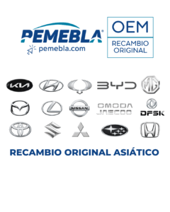Recambio original para las nuevas marcas asiáticas: Extendemos nuestra cobertura de recambio original.