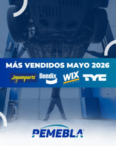 Los productos más vendidos en Mayo 2026: fricción, amortiguación, iluminación y filtración.