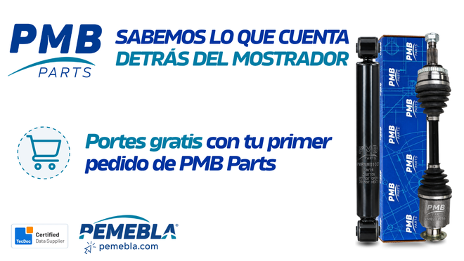 Lanzamos PMB Parts, nuestra nueva marca de recambios para distribuidores