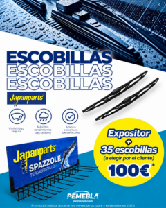 Escobillas Japanparts: vuelve nuestra promoción de otoño