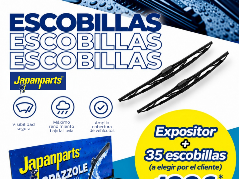 Escobillas Japanparts: vuelve nuestra promoción de otoño.